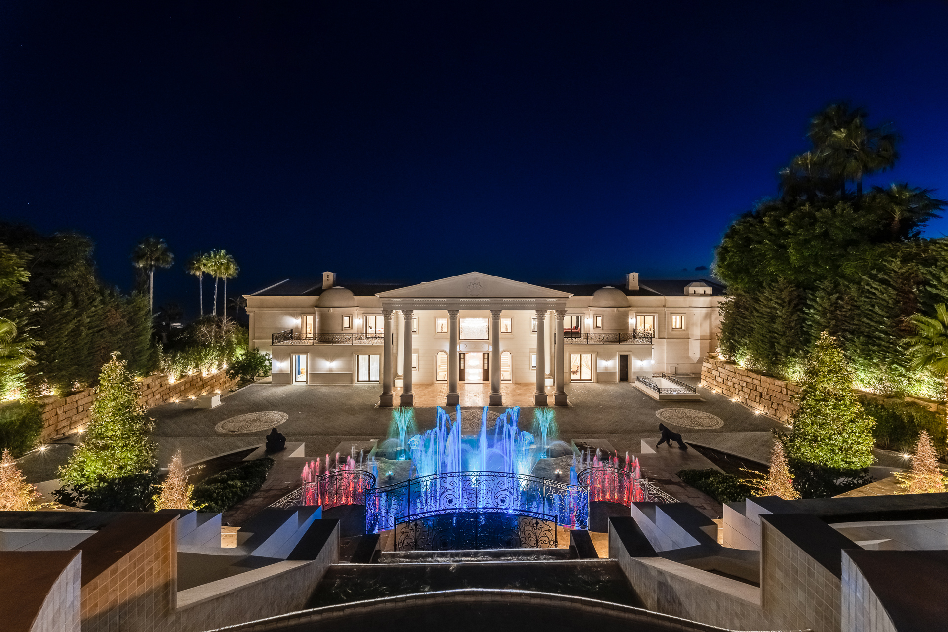 Arrival Court at Night