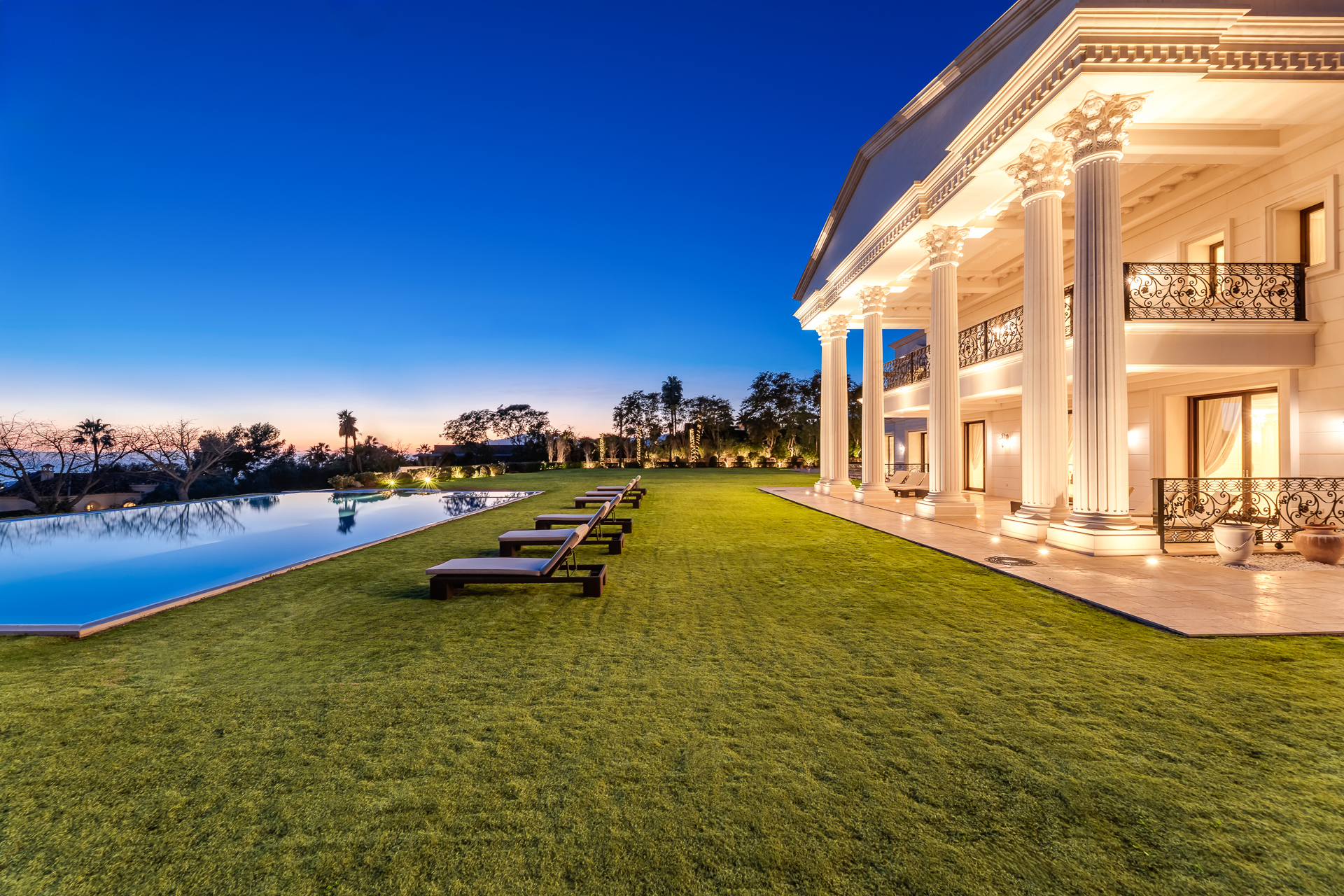 Colonnade at Twilight