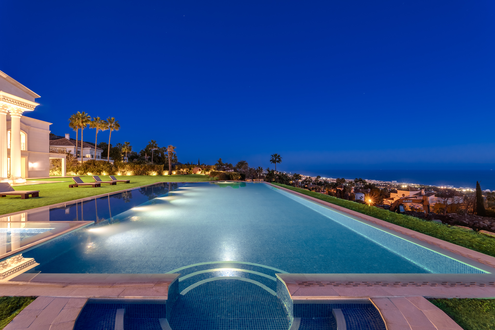 Infinity Pool at Night